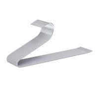 Ipow Heavy Duty Metal Trouser Pants Hangers Open End Non-Slip 12 Pack Grey