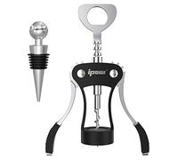 Ipow Red Wine Beer Bottle Opener Corkscrew with Wine Bottle Stopper