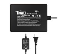 iPower 6 by 8 Inch 8W Reptile Heating Pad with Adjustable Thermostat, Under Tank Warmer Terrarium Heat Mat for Turtles/Snakes/Lizards/Frogs, and Other Reptiles