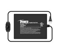 iPower 6" x 8" Reptile Heating Pad with Adjustable Temperature Control Button, Terrarium Thermal Mat for Heating Under Tank for Reptiles and Amphibians