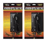 iPower 6x8 Reptile Heat Pad, Terrarium Heater with Energy Efficient Design and Waterproof for Turtles, Lizards, Snakes, 2 Pack