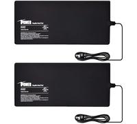 iPower 8x18 Reptile Heat Pad, Terrarium Heater with Energy Efficient Design and Waterproof for Turtles, Lizards, Snakes, 2 Pack