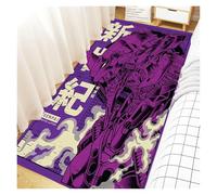 ippi Area Rug Trendy Bedroom Carpet Anti Slip Floor Mat Soft Short Velvet Easy to Clean Anime Bedside Living Room Universal Multiple (FYZS-28,100 * 200CM)