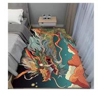 ippi Area Rug Trendy Bedroom Carpet Anti Slip Floor Mat Soft Short Velvet Easy to Clean Anime Bedside Living Room Universal Multiple (FSH-11,100 * 160cm)