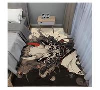 ippi Area Rug Trendy Bedroom Carpet Anti Slip Floor Mat Soft Short Velvet Easy to Clean Anime Bedside Living Room Universal Multiple (FSH-19,140 * 200cm)