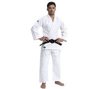 Ippon Gear Basic 2 Light Beginners & Children's Judo Suit (Supplier of the German National Team, Lace-up Waistband on Trousers, 500 g/m² Fabric Density), White