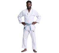 Ippon Gear BJJ GI Brazilian Jiu Jitsu beginner suit incl white belt [Size A3L I Pearl-Weave material I 350gr/m² fabric density I Tear-resistant material with sealed seams] white