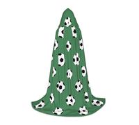 IPPONGET Football Print Cloak Hooded Carnival Theme Party Decorations Vampire Role Play Gothic Cosplay