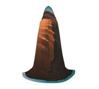 IPPONGET sand dunes hooded print cloak carnival theme party decorations vampire role play gothic cosplay