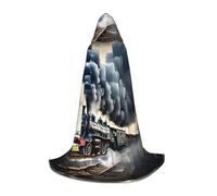 IPPONGET steam train clouds hooded cape carnival theme party decorations vampire role play gothic cosplay