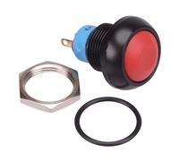 IPR3SAD6 APEM Red Momentary 12mm Push Button Switch SPST IP67
