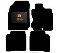 iPRIME Car Mats For Nissan Note 2005-2013 (4Pcs) | Non Slip Car Floor Mats, All Weather Protection, Easy To Clean (Purple Trim, 450- GSM CARPET)