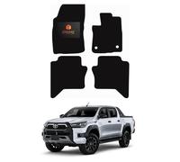 iPRIME Car Mats For Toyota Hi-Lux Invincible Auto 2020 Onwards (4Pcs)