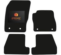 iPRIME Carpet Car Mats For FORD Focus March MK3 2011-2018 Tailored Fit All-Weather Car Floor Mats, Easy To Clean, Anti-Slip, Custom Fit 4-Pieces Set (Black Trim, 450- GSM CARPET)