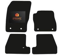 iPRIME Carpet Car Mats For FORD Focus March MK3 2011-2018 Tailored Fit All-Weather Car Floor Mats, Easy To Clean, Anti-Slip, Custom Fit 4-Pieces Set (Yellow Trim, 450- GSM CARPET)