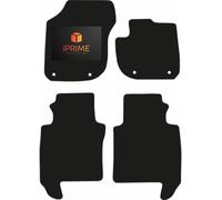 iPRIME Rubber Car Mats For HONDA Hrv eHEV With Clips 2020-Onwards Tailored Fit All-Weather Car Floor Mats, Easy To Clean, Anti-Slip, Custom Fit 4-Pcs Set (Purple Trim, 3MM- RUBBER)