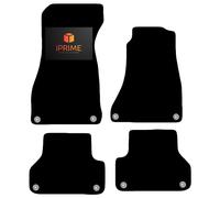 iPRIME - Tailored Car Mats - Fits AUDI A5 Sportback 2017 Onwards - Black Carpet - Anti Slip Mat, Fitted With Clips & Granulated Backing - 4Pc Car Floor Mats (450 - GSM CARPET)