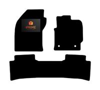 iPRIME - Tailored Car Mats - Fits TOYOTA Corolla HYBRID (Taxi Version) with 1 REAR Pc 2018 & On - Anti Slip Mat, Fitted With 2 Clips & Granulated Backing 4 Pc Car Floor Mats (650 GSM Carpet)