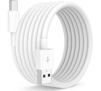 iPro Accessories For Hmd Fusion/Key/Skyline/XR21/Pulse/Pulse Pro/pulse Plus Charger Cable, Type C Fast Charging Cable [1 Metre] 2.4A USB, USB-A to USB-C Charging Cable (White)