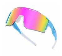 IPROHDCAM Sports Polarized Sunglasses for Men and Women, UV 400 TR90 Protection Sunglasses for Cycling, Skiing, Driving, C8, ICM0803