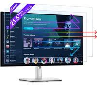 IPROKKO 2 Pack 21.5 Inch Anti Blue Light Screen Protector for Computer Monitor, Removable 16:9 Aspect Ratio, 21.5" Anti UV Anti Glare and Blue Light Filter