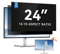 IPROKKO [2 Pack 24 Inch Computer Privacy Screen Filter, Removable Anti Glare Blue Light Scratch Protector Film for 24inch Computer 16:10 Widescreen Monitor, Anti Spy Security Protector Shield