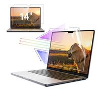 IPROKKO 2 Pack Anti Blue Light Screen Protector for Macbook Pro 14 inch (2021-2025, M1, M2, M3, M4, M5), Anti Glare Matte Light UV Blocker Eye Protective Compatible with Mac Pro 14.2" Laptop