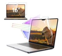 IPROKKO 2 Pack Anti Blue Light Screen Protector for MacBook Pro 16 Inch (2021-2025, M1, M2, M3, M4), Anti Glare Matte Light UV Blocker Eye Protective Compatible with 16.2In Mac Laptop
