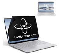 IPROKKO 360° Laptop Privacy Screen Protector 16 Inch for Hp/Dell/Acer/Lenovo/ThinkPad/Samsung/Asus/Sony, 16:10 Aspect 4-Way Laptop Privacy Shield, Anti Blue Light Glare 16in Laptop Privacy Filter