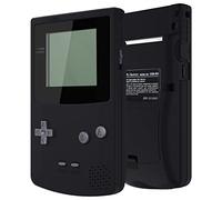 IPS Ready Upgraded eXtremeRate Black Replacement Shell Full Housing Cover with Buttons for Gameboy Color - Fit for GBC OSD IPS & Regular IPS & Standard LCD - Console & IPS Screen NOT Included