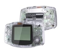 IPS Ready Upgraded eXtremeRate Clear Replacement Shell Full Housing Cover with Buttons for Gameboy Advance GBA - Compatible with Both IPS & Standard LCD - Console & IPS Screen NOT Included