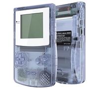 IPS Ready Upgraded eXtremeRate Glacier Blue Replacement Shell Full Housing Cover & Buttons for Gameboy Color - Fit for GBC OSD IPS & Regular IPS & Standard LCD - Console & IPS Screen NOT Included