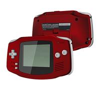 IPS Ready Upgraded eXtremeRate Scarlet Red Soft Touch Replacement Shell Full Housing Cover Buttons for Gameboy Advance GBA - Compatible with Both IPS & Standard LCD -Console & IPS Screen NOT Included