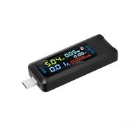 IPS Screen USB Volt Amp Meter 0-8A Real Time Monitor(Type-C port)