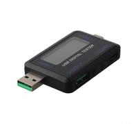 IPS Screen USB Volt Amp Meter 0-8A Real Time Monitor(USB+Type-Cport)