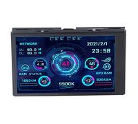 IPS USB Mini Screen CPU GPU RAM HDD Data Monitor Type C Sub Screen AIDA64 Itx V2 for Computer (Advanced Edition)