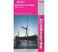Ipswich and the Naze, Clacton-on-Sea: Sheet 169 (OS Landranger Map)