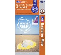 Ipswich, Felixstowe and Harwich: Sheet 197 (OS Explorer Map Active)