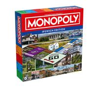Winning Moves Ipswich Monopoly Board Game, Advance around the board and trade your way to success, gift for ages 8 plus