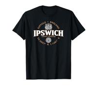 Ipswich Suffolk England Coordinates Label 2C T-Shirt