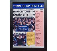 Ipswich Town 6 Exeter City 0-2023 League One - Ipswich promoted - framed print