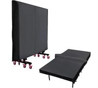 Iptienda Table Tennis Table Cover, Ping Pong Tables Cover Waterproof Anti-UV Windproof with 4 Buckles and 2 Velcros, Foldable Ping Pong Tables Protector Dustproof for Indoor Outdoor Use-299*176cm