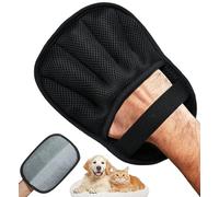 IPTPAS Pet Hair Remover Glove for Couch, Furniture, Carpet, Car Seat & Clothes, Electrostatic Hair Removal Mitts, 5-Finger Design, Flexible Easy Grip, Gentle Grooming Glove for Shedding Dogs & Cats