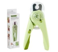 IPTPAS Pet Nail Clipper with Light for Cats & Small Dogs Puppies, Ultra Bright LED to Illuminate Nail Bloodline to Avoid Over Cutting, Extra-Sharp and Durable Cat Claw Trimmer with Nail File (Green)