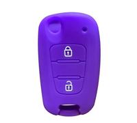 IPUDIS Silicone Rubber Car Key Case Holder Cover For Hyundai Verna For Kia Picanto 2 Buttons Remote Key Shell