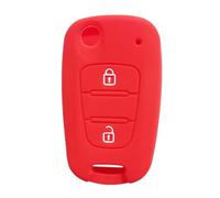 IPUDIS Silicone Rubber Car Key Case Holder Cover For Hyundai Verna For Kia Picanto 2 Buttons Remote Key Shell