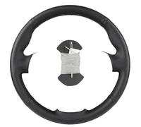 IPUDIS Steering Wheel Cover Hand Sewing,For Toyota RAV4 2013-2016 For Corolla 2014-2016 Black Artificial Leather Breathable Anti-slip Protector