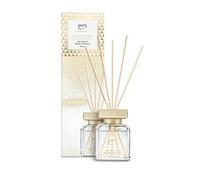 ipuro - Essentials Time to Glow Room Fragrance 100 ml / Room Freshener with Exotic Cashmere Wood and Tonka Bean, Oriental Floral Fragrance Aroma / Diffuser with Sticks / Air Freshener for the Home