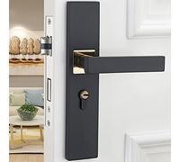 IPVXNNFW Bedroom Retro Interior Door Lock Sturdy Door Handle Color Kitchen Home Wooden Door Furniture Aluminum Door Lock 1Pcs(Door Stopper)