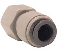 IPW Industries Inc -John Guest - Acetal Tap Connection Quick Connect Fitting 7/16 Inch - US / 1/4 Inch OD/Grey CI3208U7S